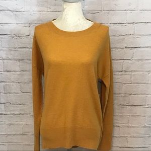 TahariCashmere Pure Luxe Crewneck High Low Sweater